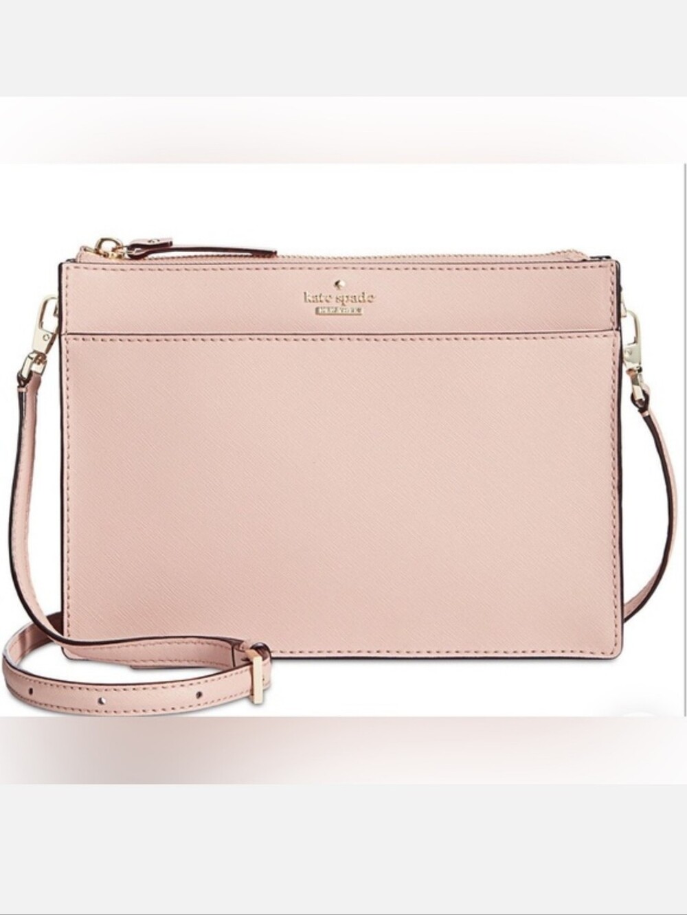 Kate Spade Cameron Street Clarise Blush Pink Small Crossbody Leather Bag